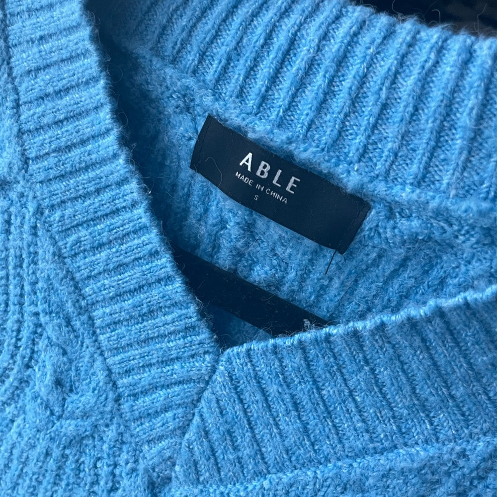Sky blue Women’s Able Knit Sweater